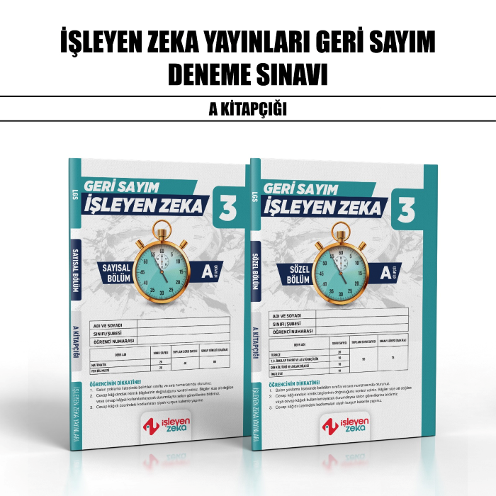 GERİ SAYIM İŞLEYEN 08.SINIF DENEME SY/SZ 3-A - 25